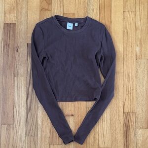 TNA brown long sleeve